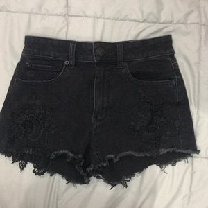 American eagle high rise stretchy SZ 2 Jean shorts